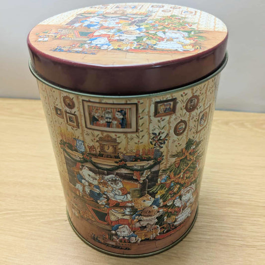 Christmas Cat Wax Tin
