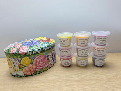 Floral Wax Tin