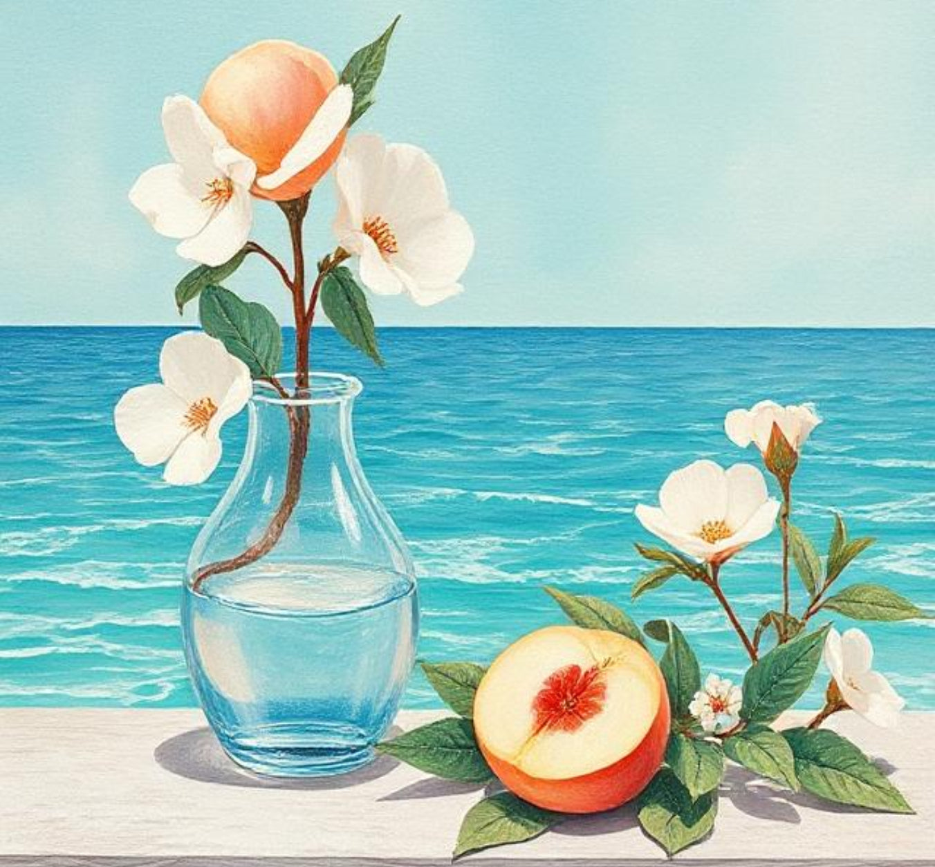 White Peach & Seabreeze Wax Melts