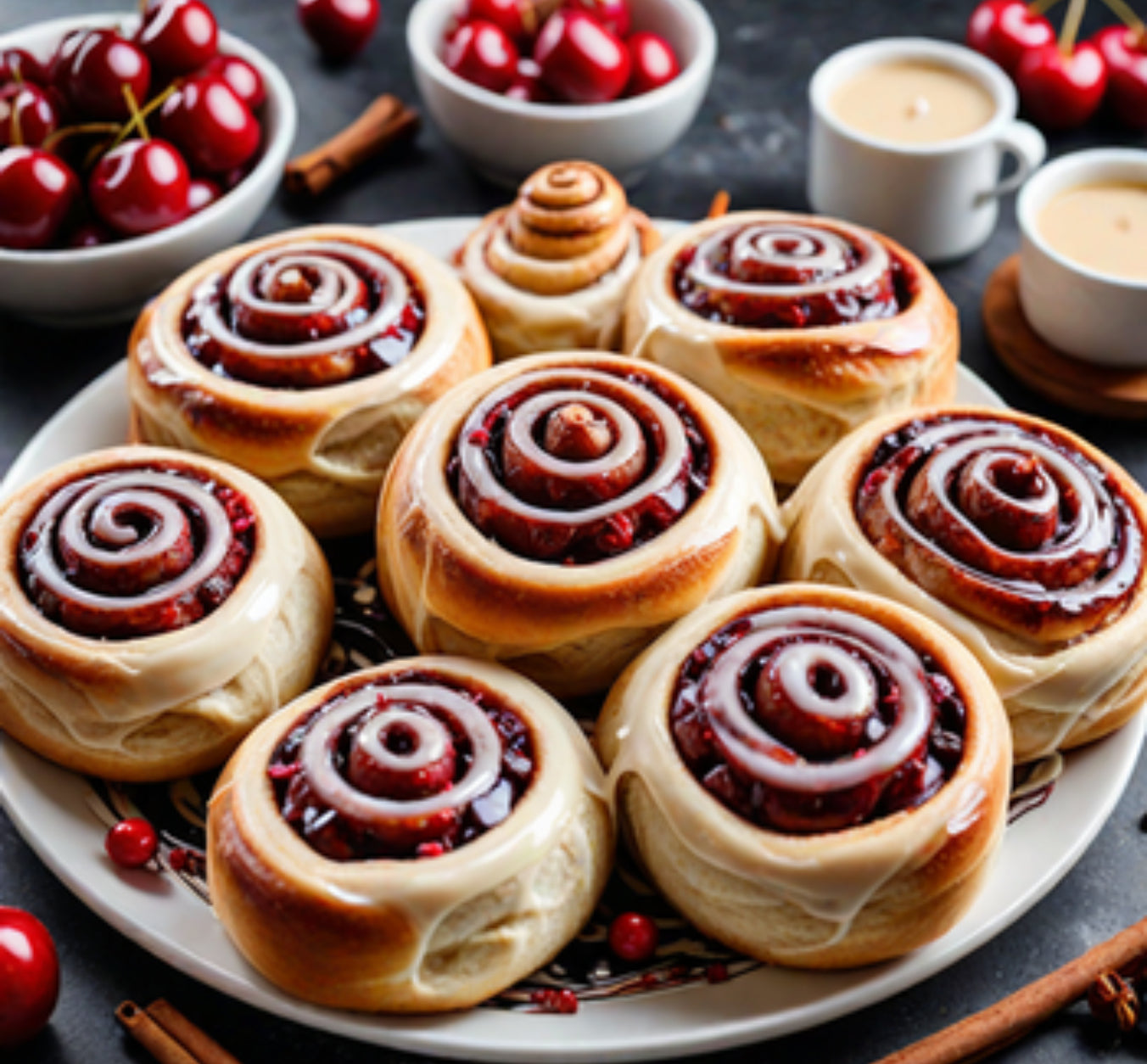 Cherry Scrolls Wax Melts