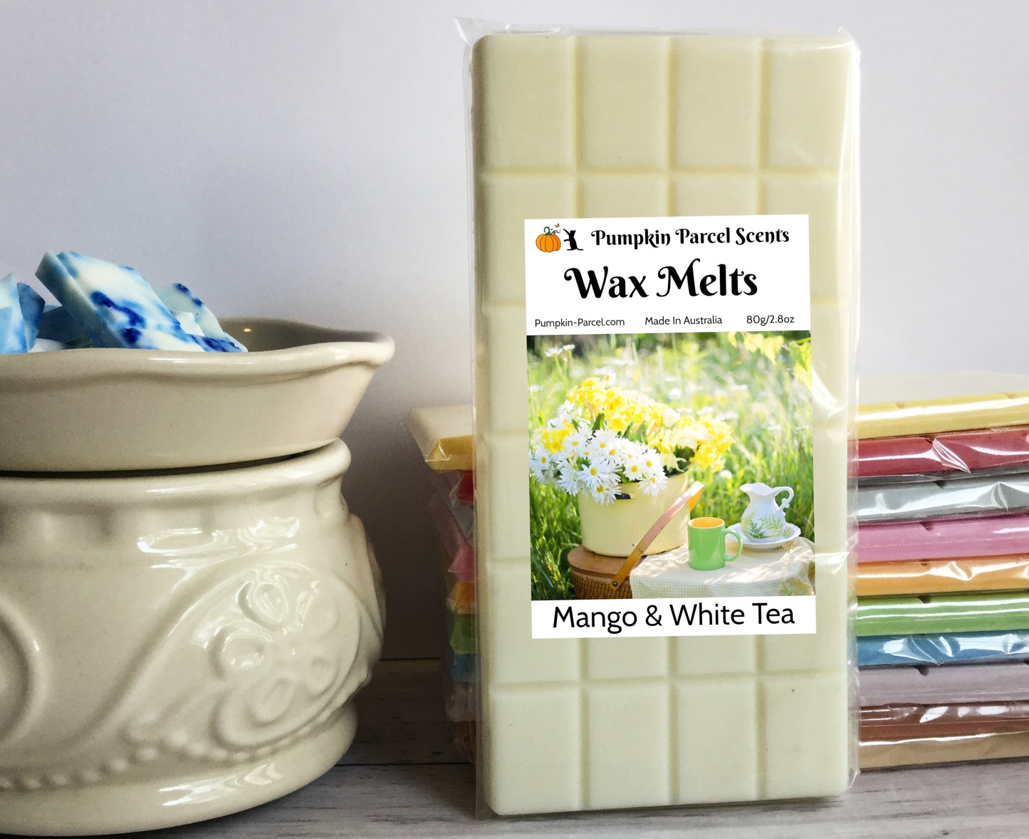 White Tea and Mango Florals Wax Melts